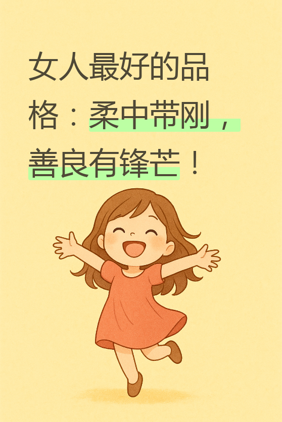 一个女人最好的状态,不是一味地温柔似水,也不是强势霸道,而是柔中带