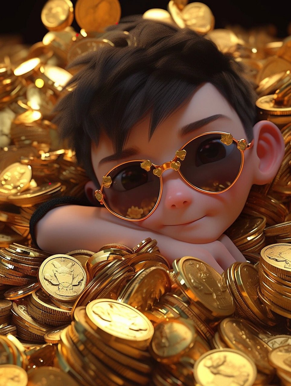 【暴富男生头像】何以解忧,唯有暴富 暴富好运头像,招财头像, 无灾无