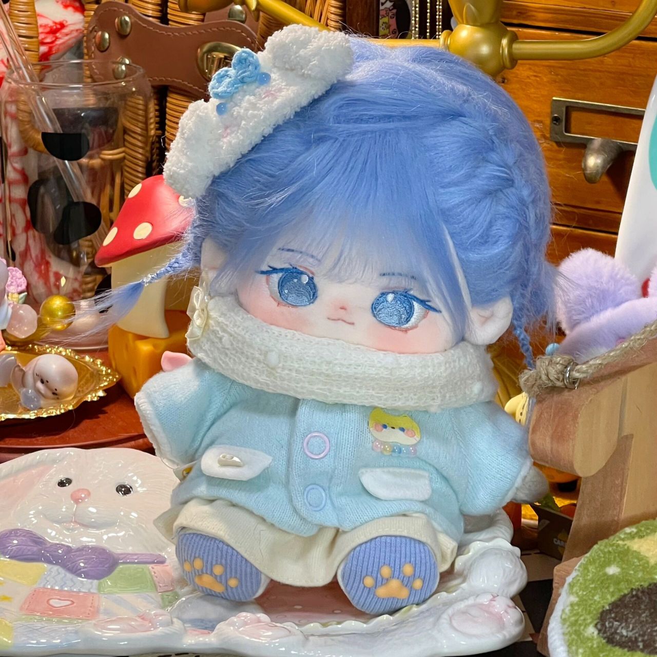 angelababy属性棉花娃娃 葻渺饱饱好可爱