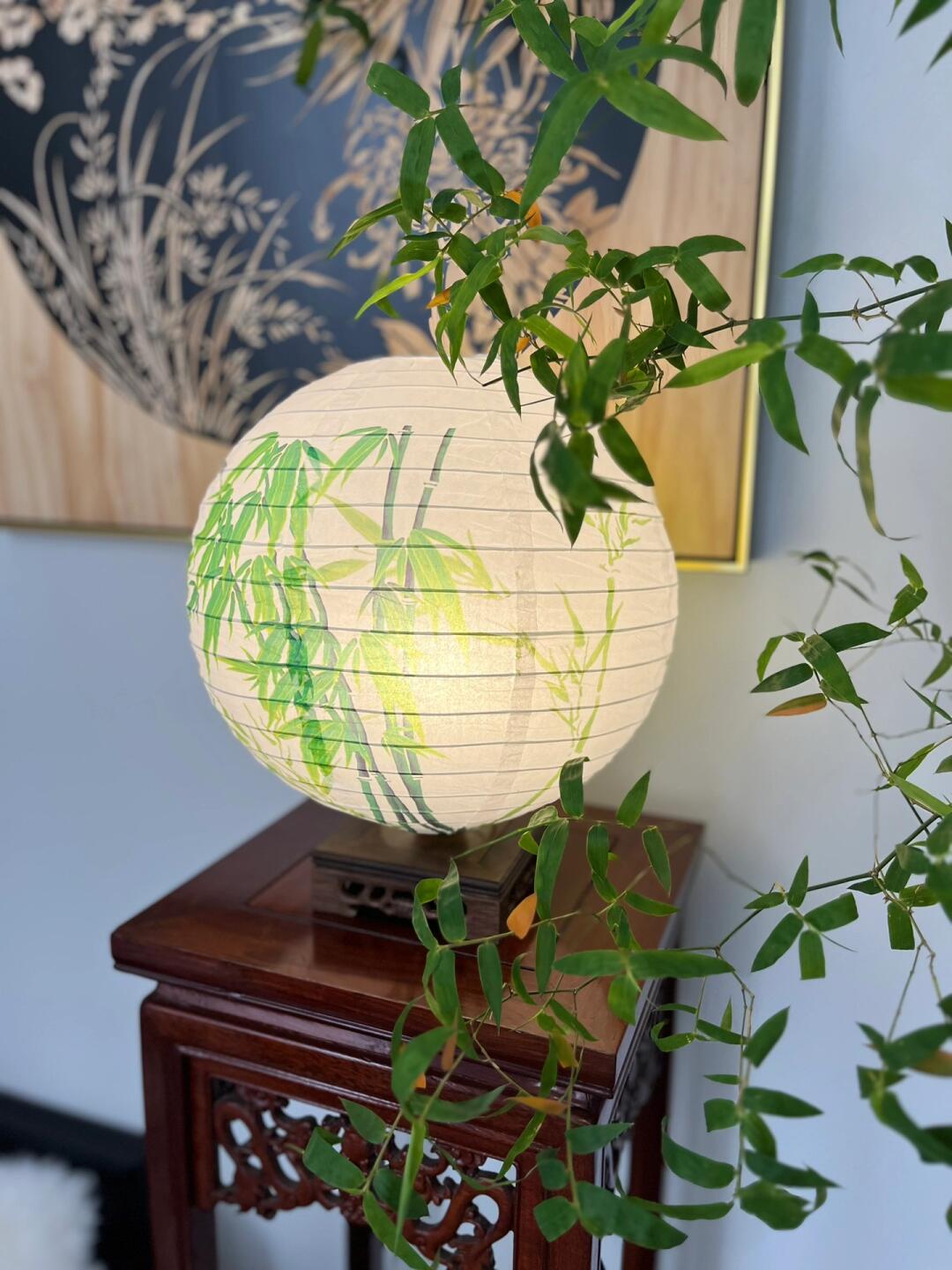 diy 了一个新中式古风竹子台灯