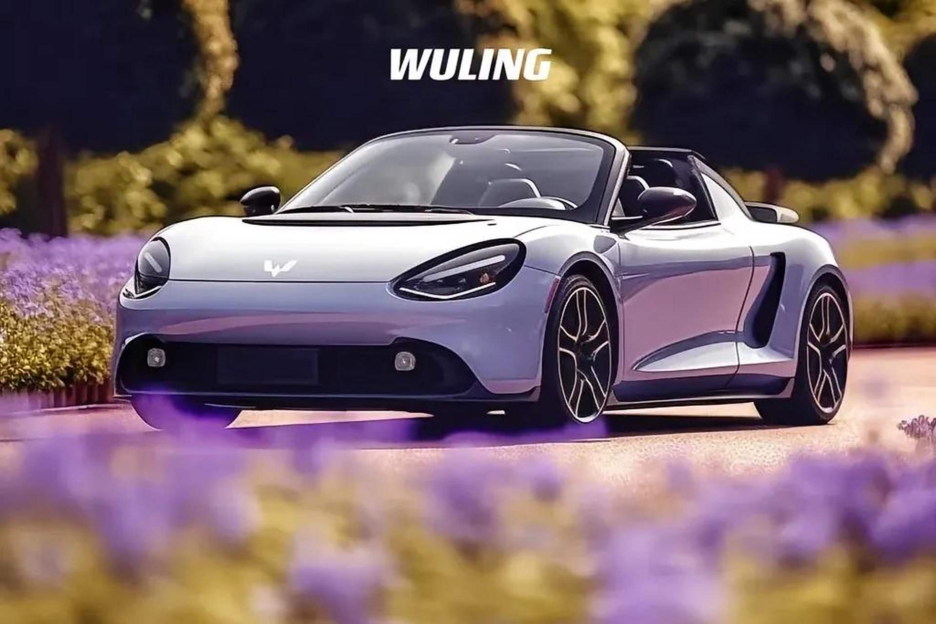 五菱敞篷小跑车,女生的最爱吧.