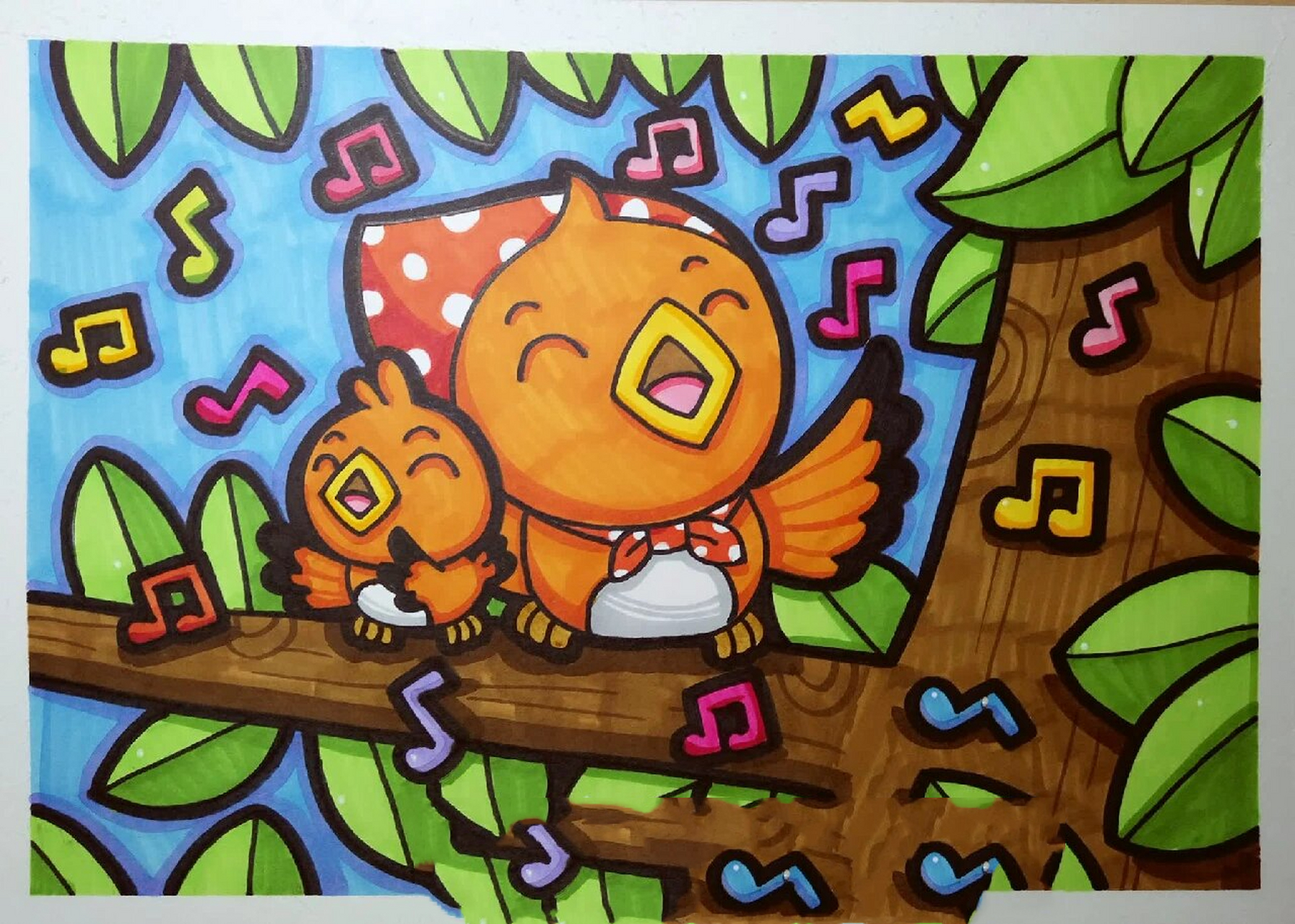 原创作者:丹尼索蜡笔画 97动物系列96要被这些可爱的动物可爱死了