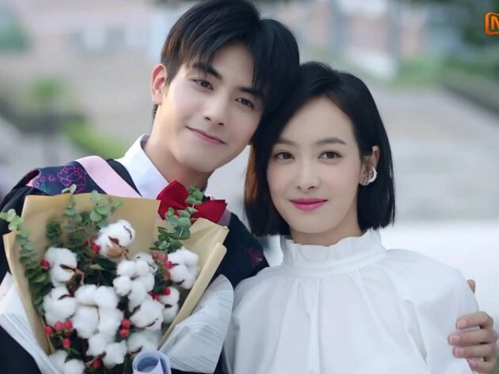 国剧《下一站是幸福》 贺繁星(#宋茜# 饰演)和元宋(#宋威龙饰演# )的"