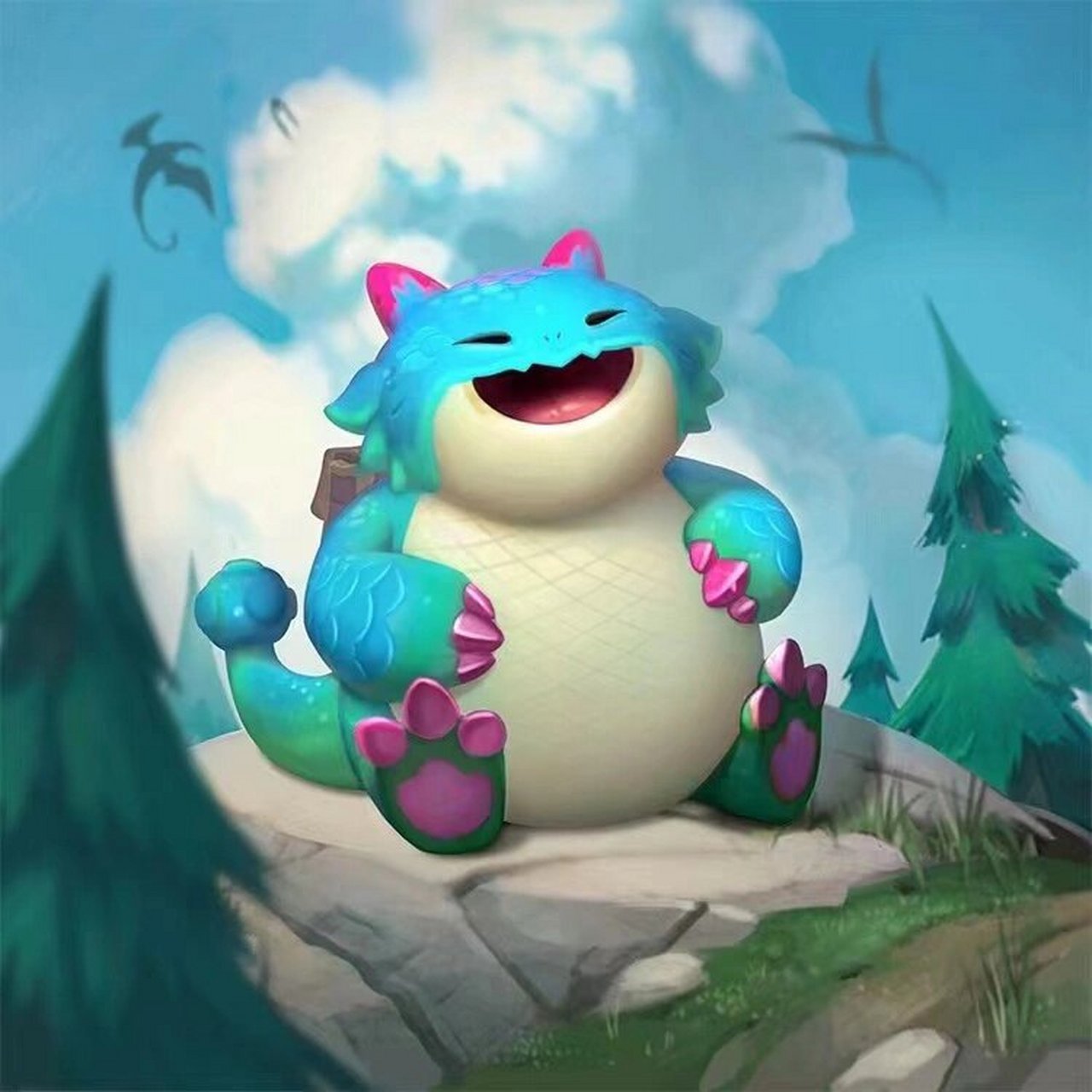 好可爱的胖胖龙,被我画毁了,骚瑞93