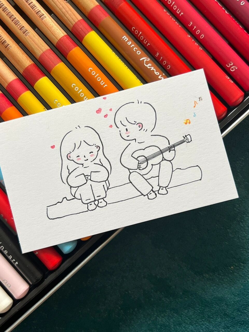 情侣简笔画系列21566(手帐插画) #手绘# #简笔画# #手帐# #可爱简