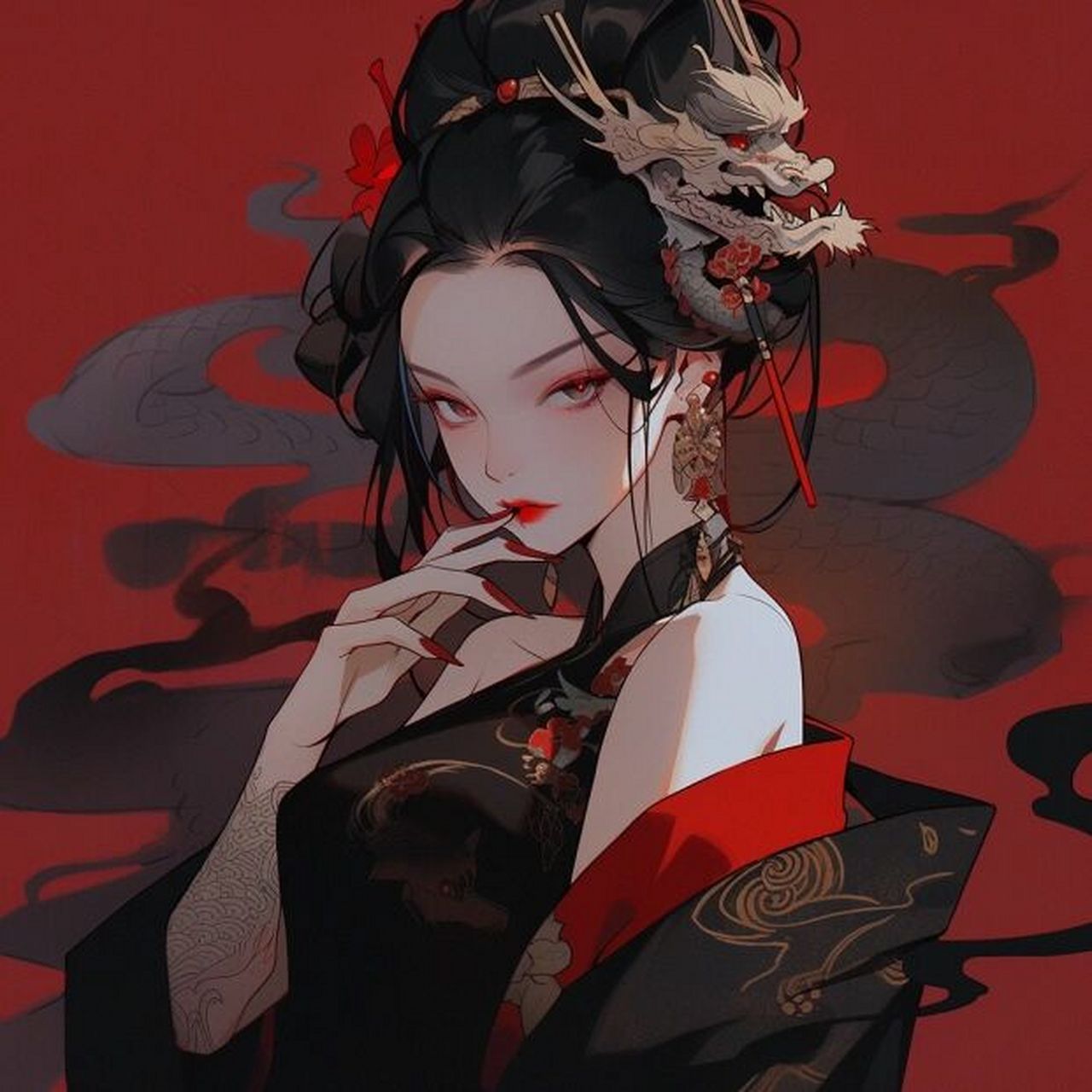 中式恐怖(?)美女