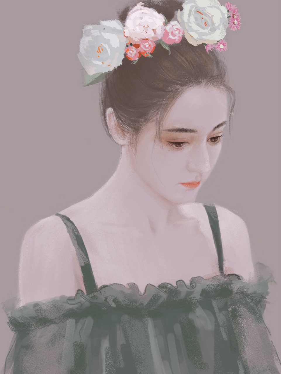 插画丨手绘头像丨迪丽热巴 斗胆画了仙女0269♀15