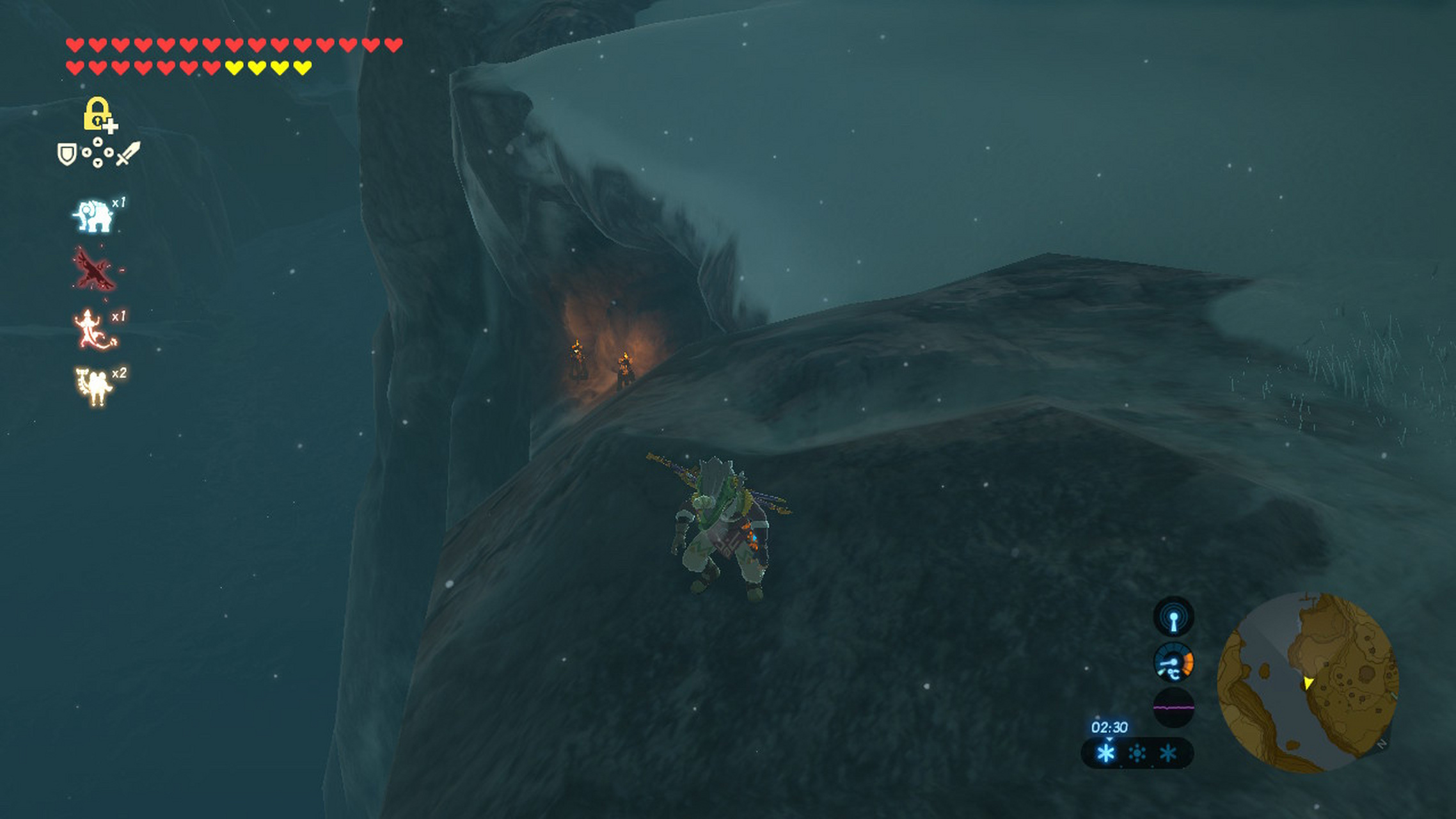 【海布拉之塔隐藏神庙→库姆的秘泉】 虽然感应器一直在响,一开始没