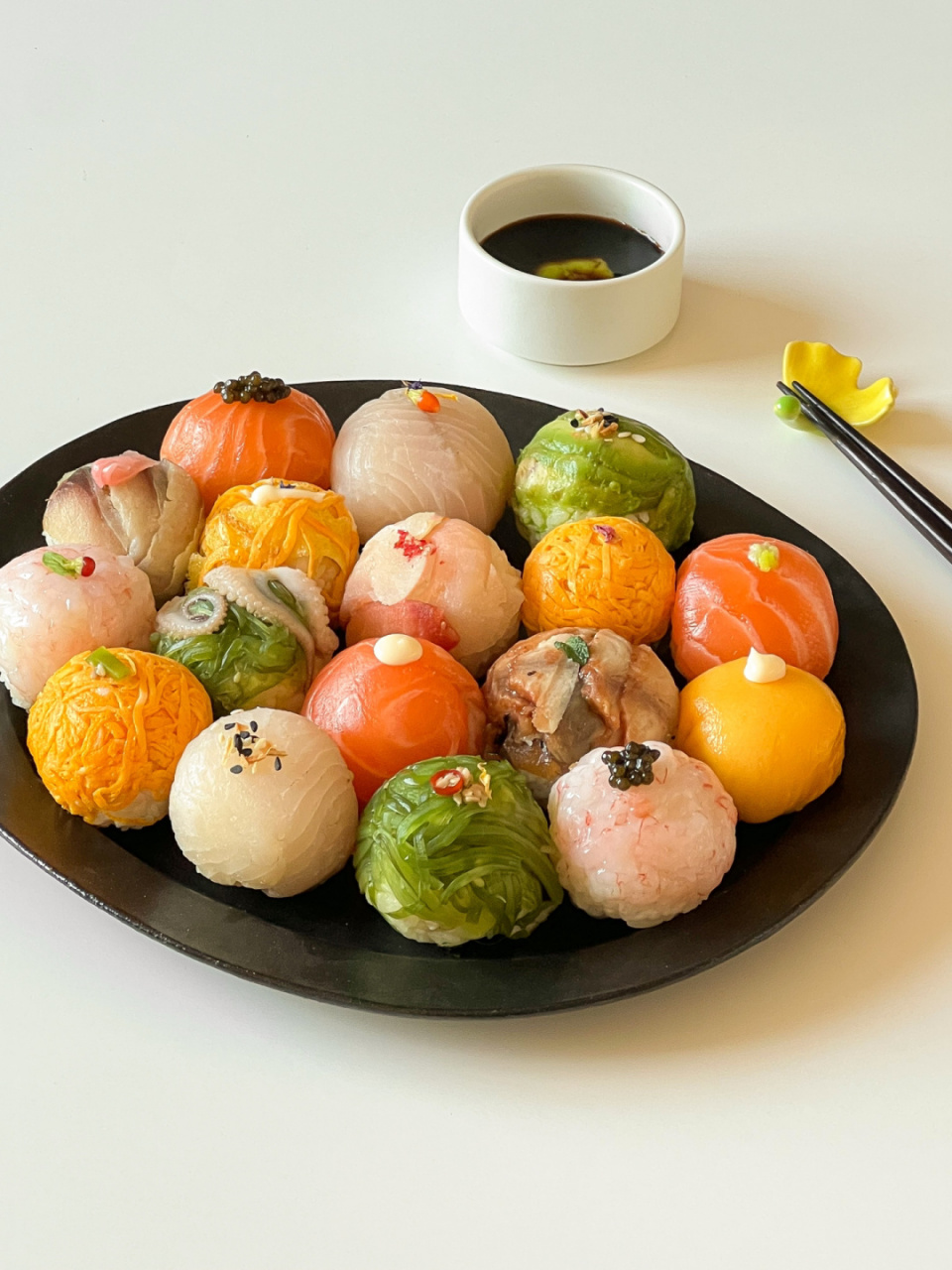 大家圣诞节快乐呀～07 今儿宅家为室友做了他心心念念的手鞠寿司