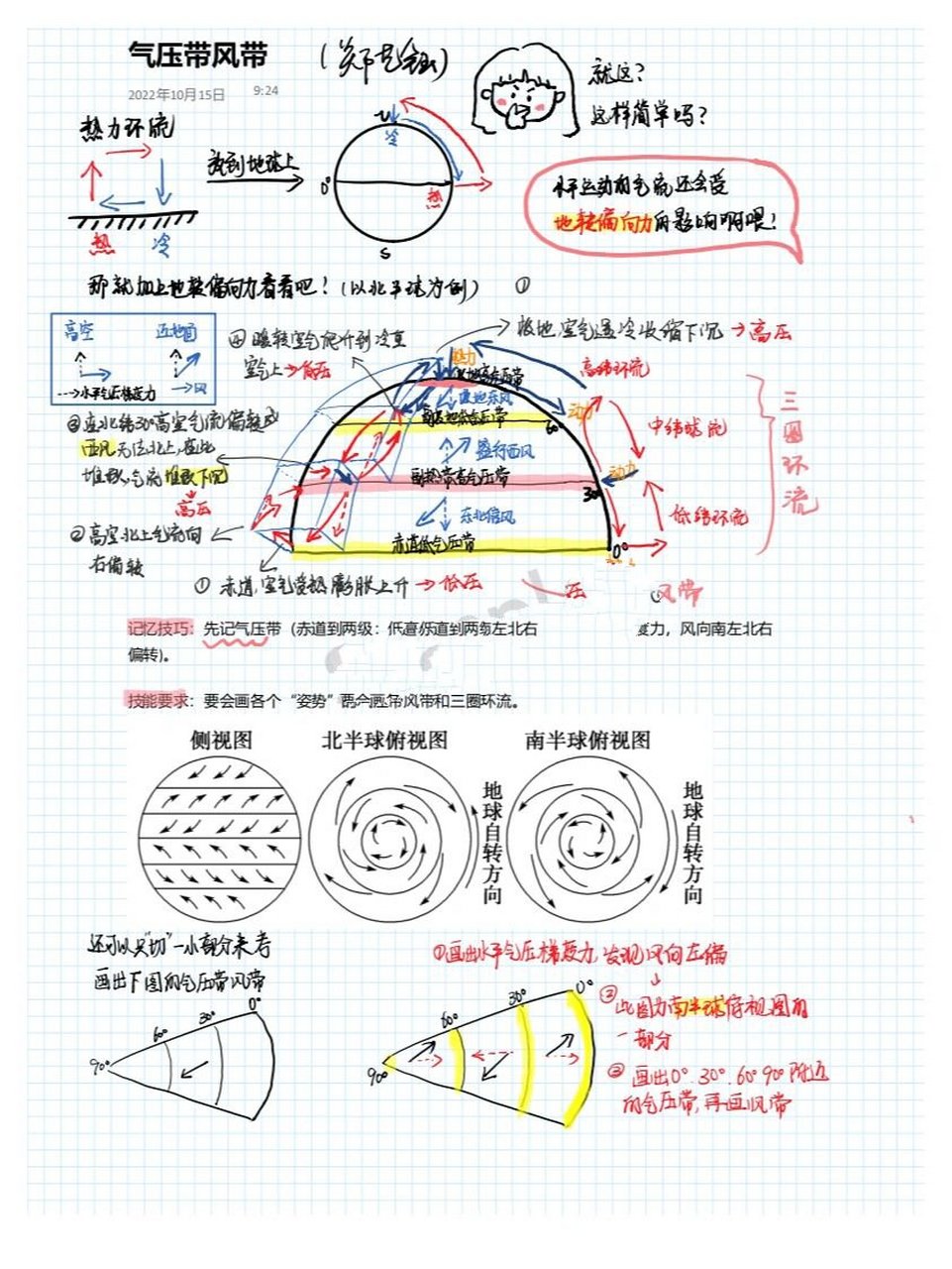 气压带和风带立体图片