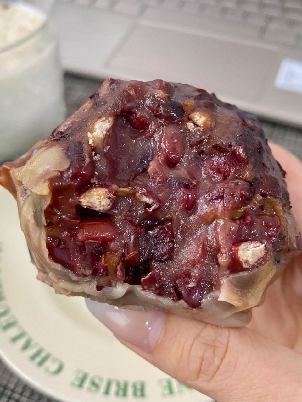 经典红豆口味 	 #早餐吃什么# #粘豆包