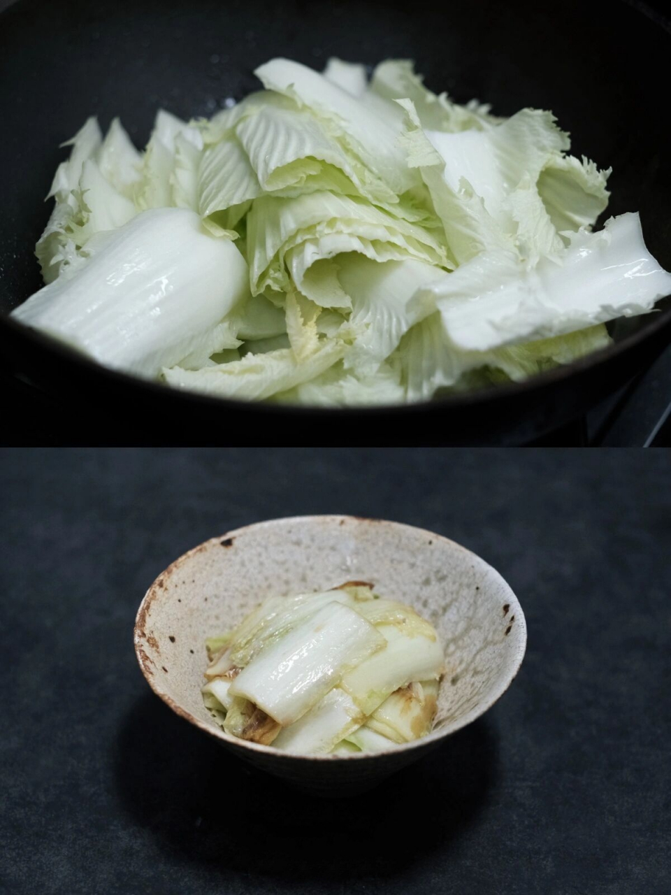 5分钟快手菜|咸蛋黄龙牙白菜61不一样的白菜 自从之前吃了沙葱后,就