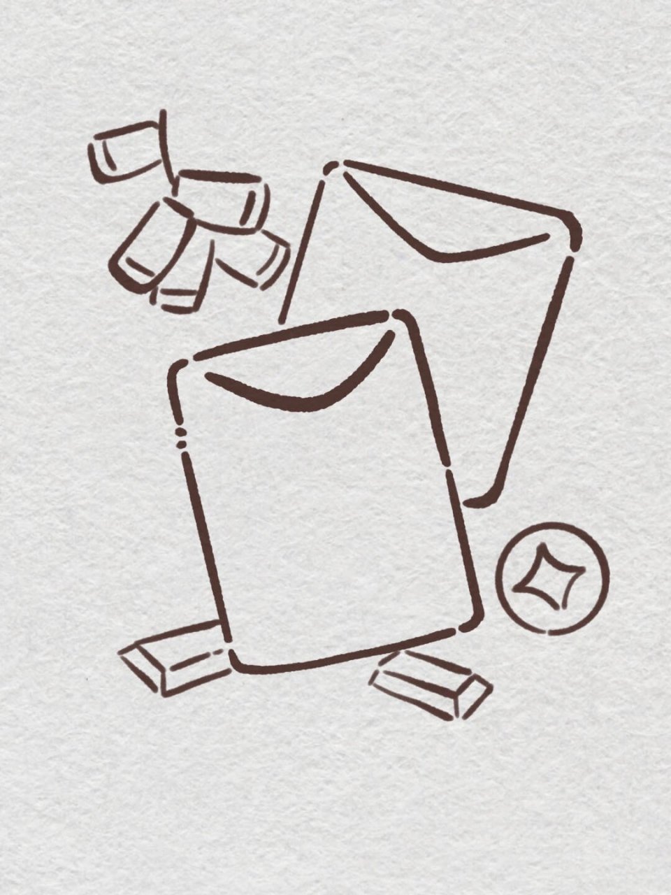 零基础手绘教程 | 简笔画龙年红包