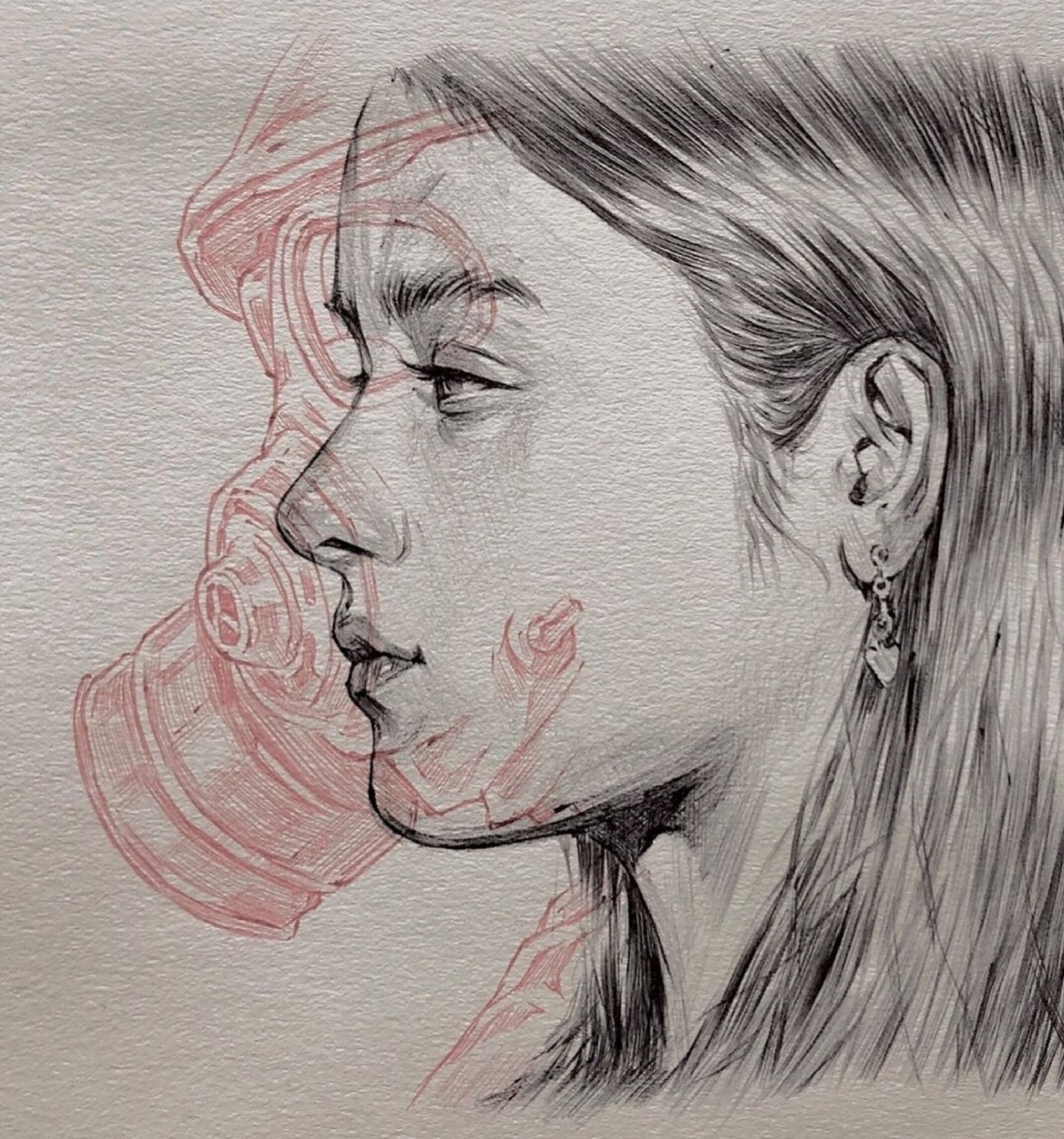 [ins插画分享——触动心灵的那些人物线稿] from.