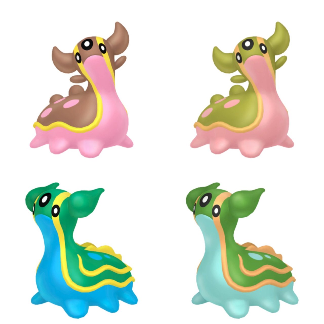 (原名:海牛兽) 属性:水,地面              分类:海兔宝可梦 特性