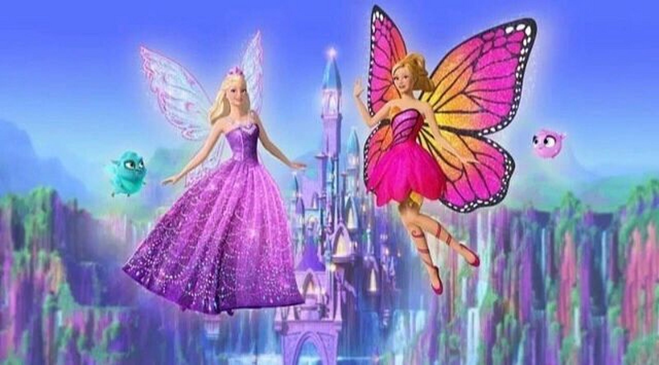 芭比之蝴蝶仙子与精灵公主 03barbie mariposa and the fairy