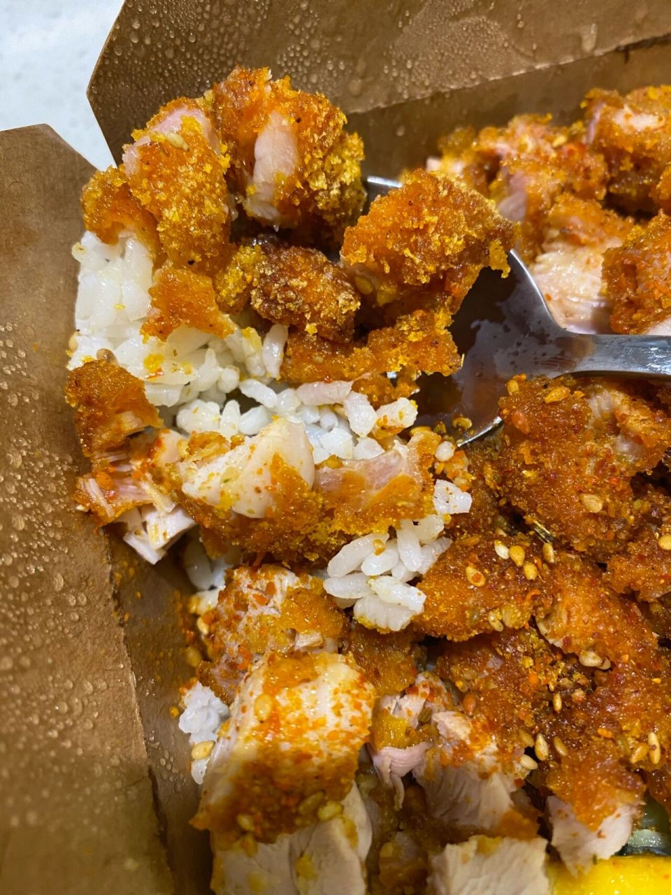 脆皮鸡拌饭 鸡肉拌饭