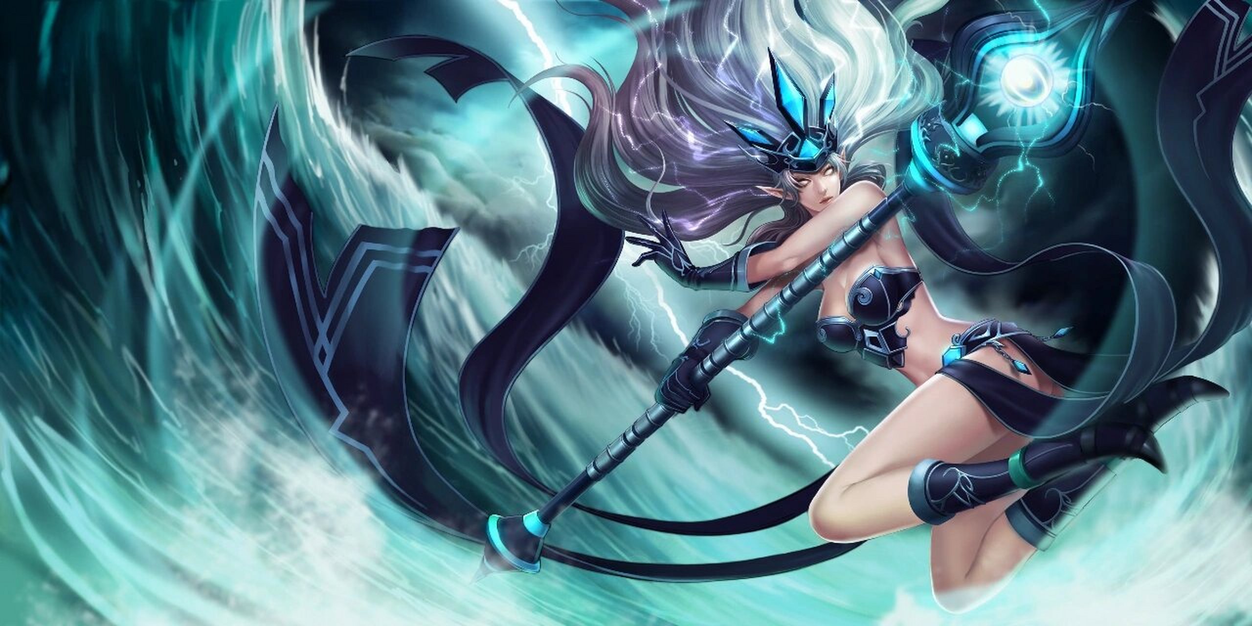 风女系列高清原画壁纸 风女各个皮肤高清原画壁纸,主页还有其他英雄的