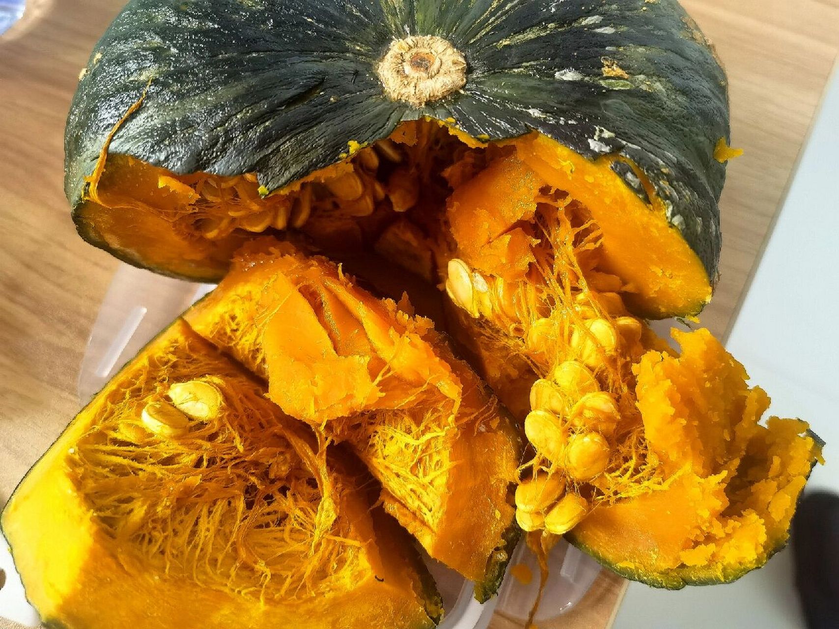 微波炉烤南瓜99真的好吃死了!