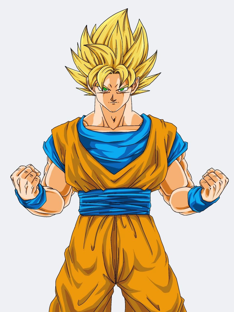 日常绘画练习,龙珠孙悟空不同形态 虽然是一部很老的动漫,可我还是