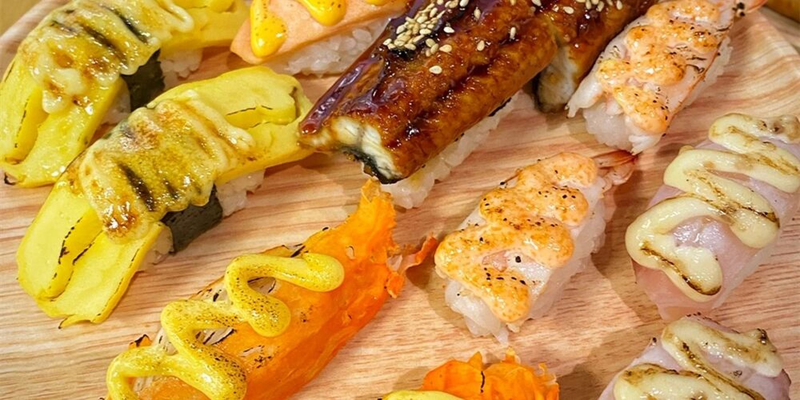 仅148元9元享【吉兆火炙日料2~3人餐】!刺身 鳗鱼 寿司 小