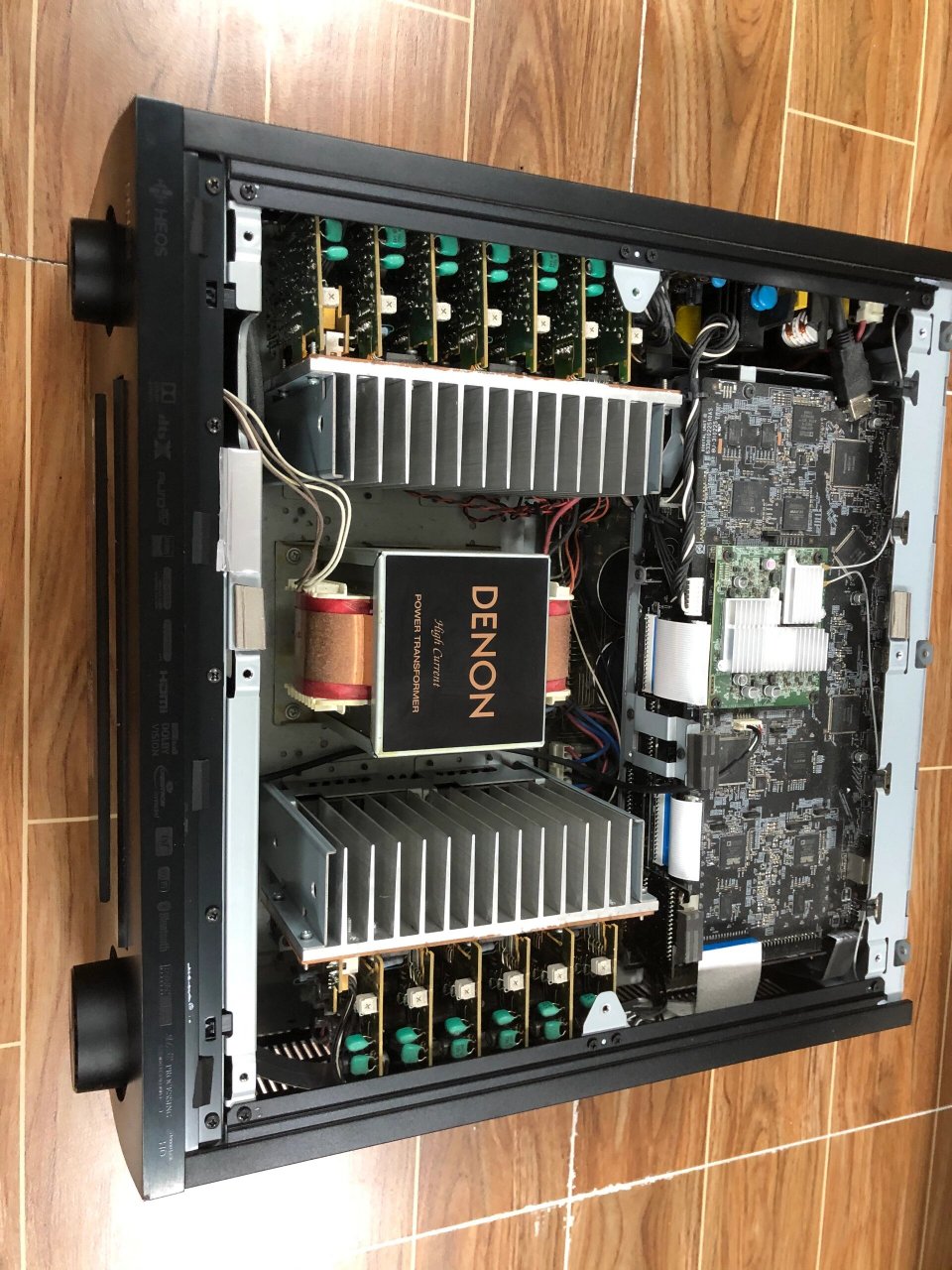 denon/天龙avc-x8500h家庭影院功放 成色如图,无修,带原装遥控,有中文