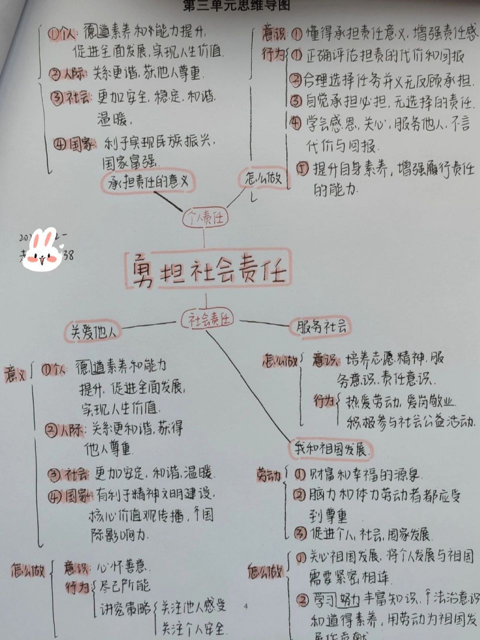 八上政治思维导图手绘图片