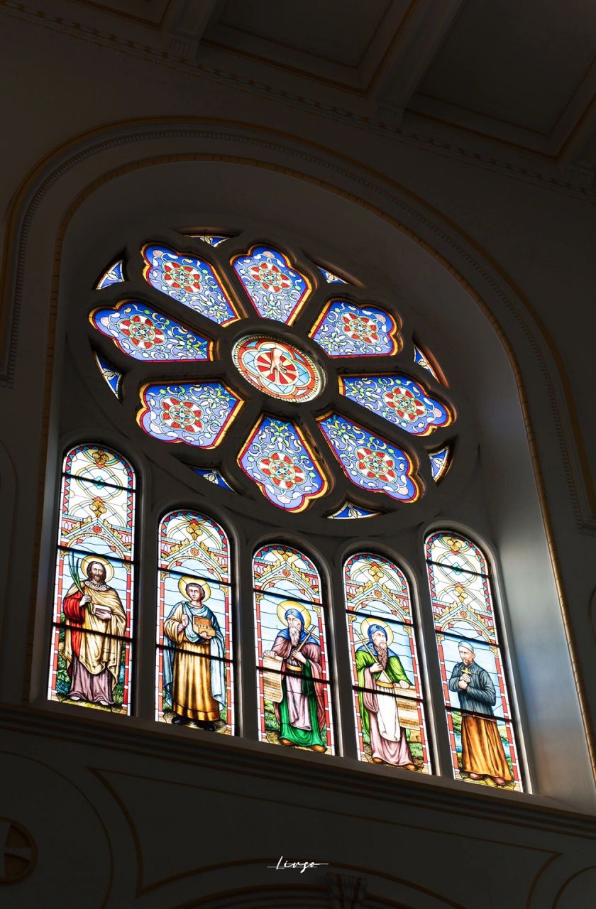 "圣弥厄尔教堂" 7615青岛最美地标之一 90圣弥厄尔大教堂,始建