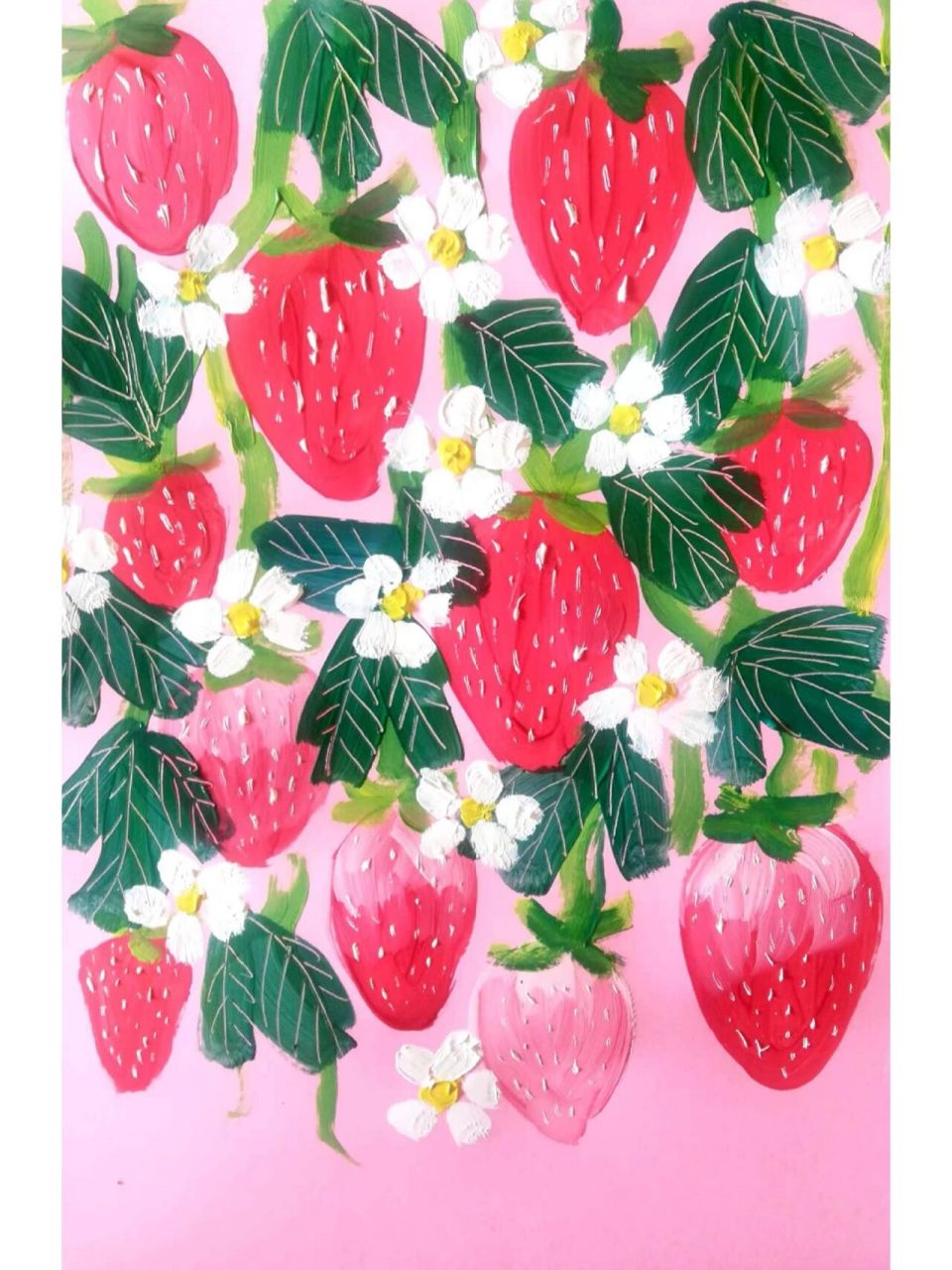 同类色学习之画草莓91