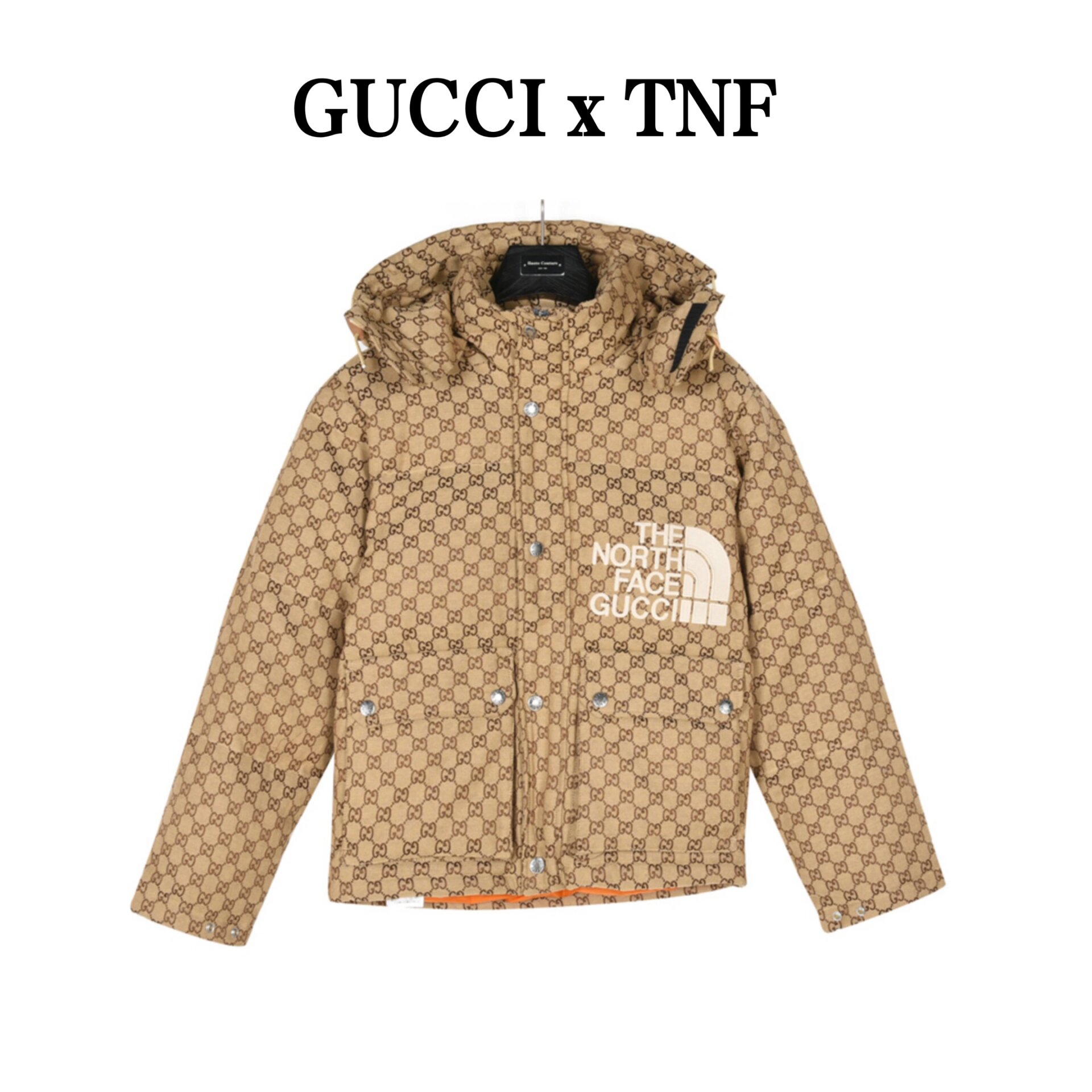 gucci古驰x the north face 北面联名羽绒服