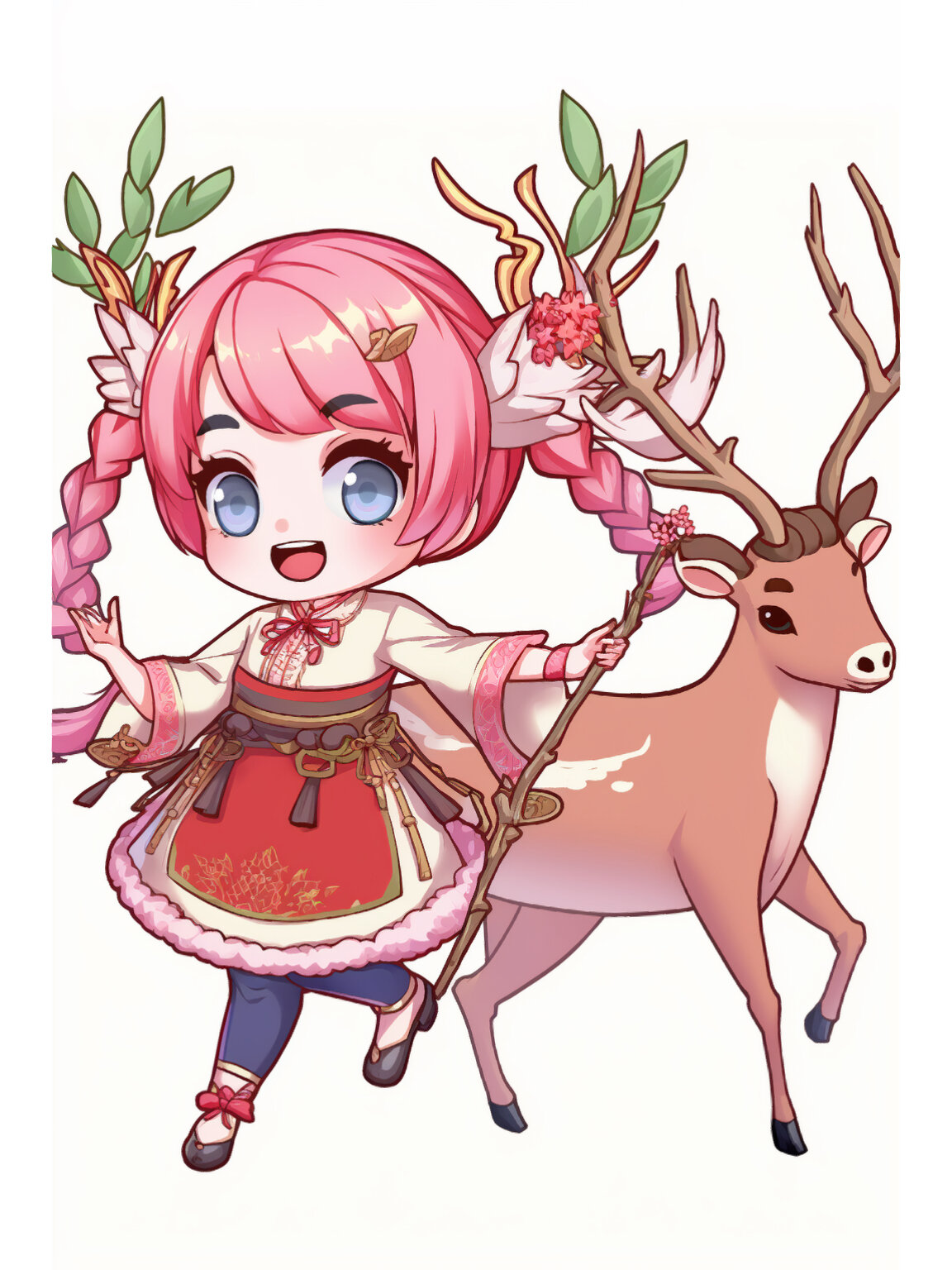 王者荣耀q版二次元|瑶妹