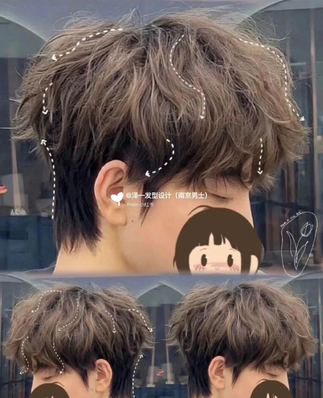 男生奶狗发型,碎盖烫发!真的不要太好看了 最新款烫发你们的救星来了!