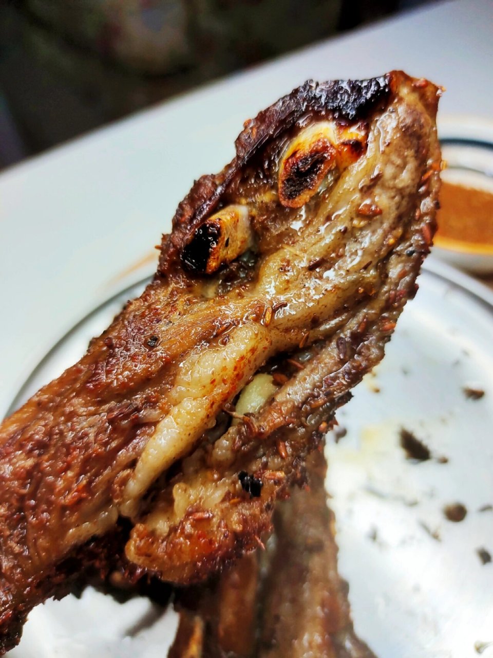 家庭烤羊排安排上了肥美鲜嫩‼️ ✅烧烤料教程:孜然粒 花椒粒