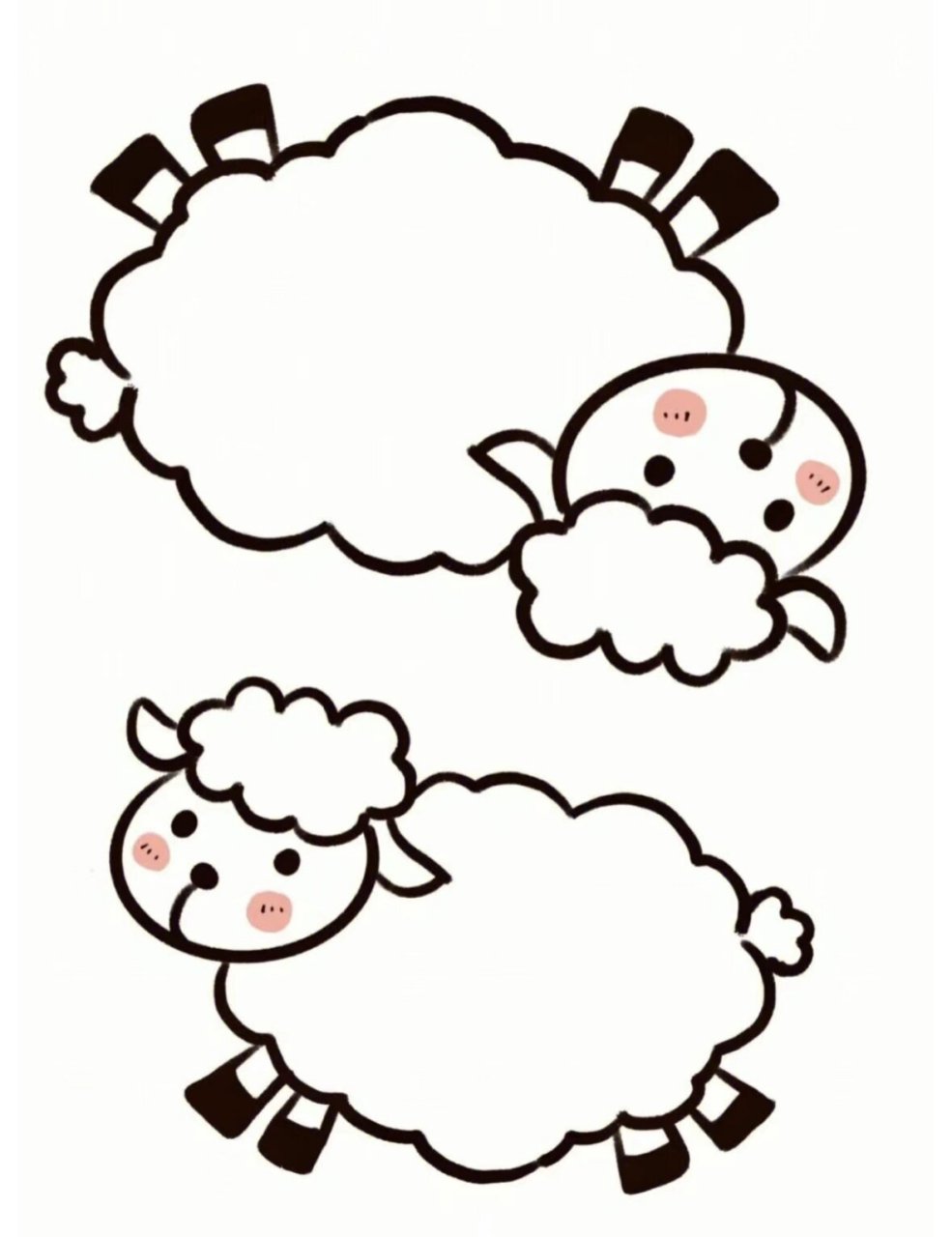 幼儿园小班手工素材/可打印