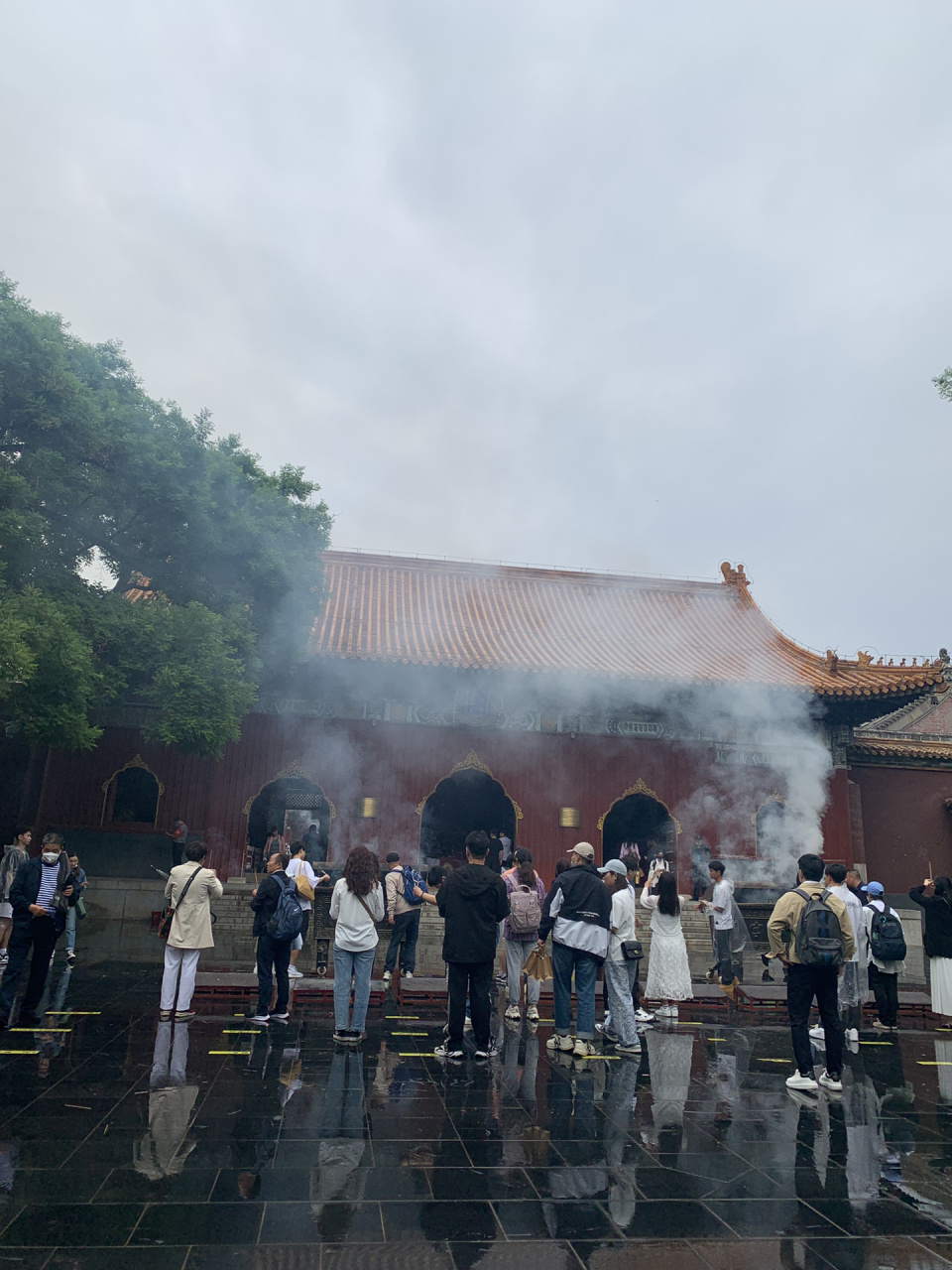 雨天千万不要去寺庙75157515 今日代请,恰巧雨天7415