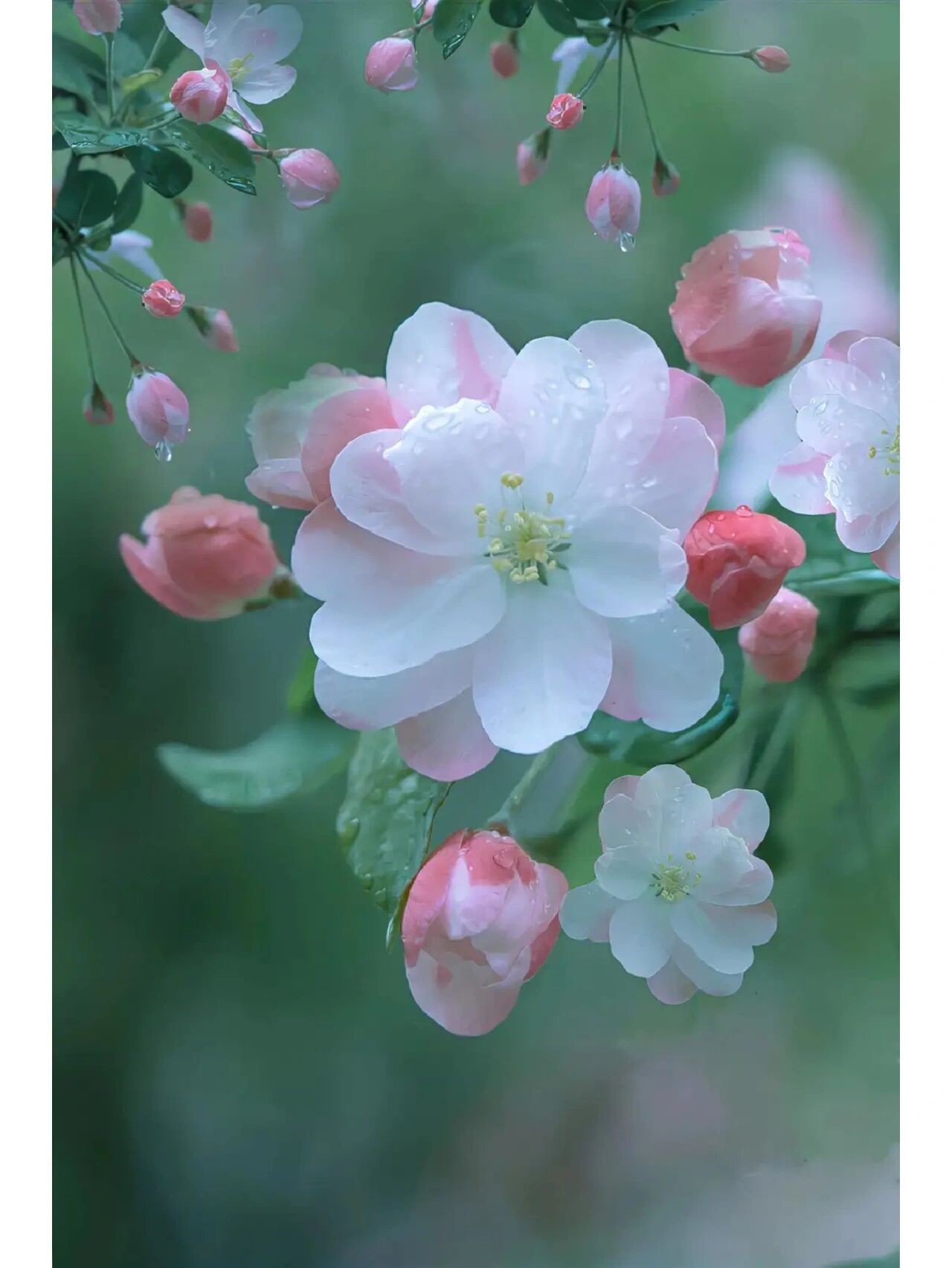 美丽的海棠花 美丽的海棠花素材