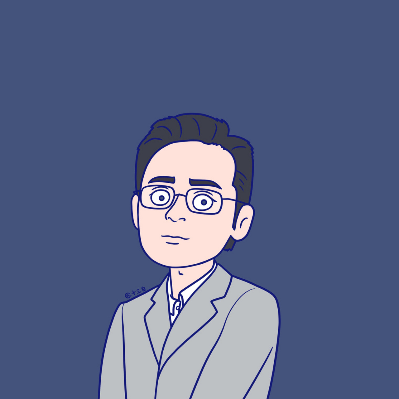 经典电影《无间道》角色人物漫画 插画 手绘头像 #我是原创插画师