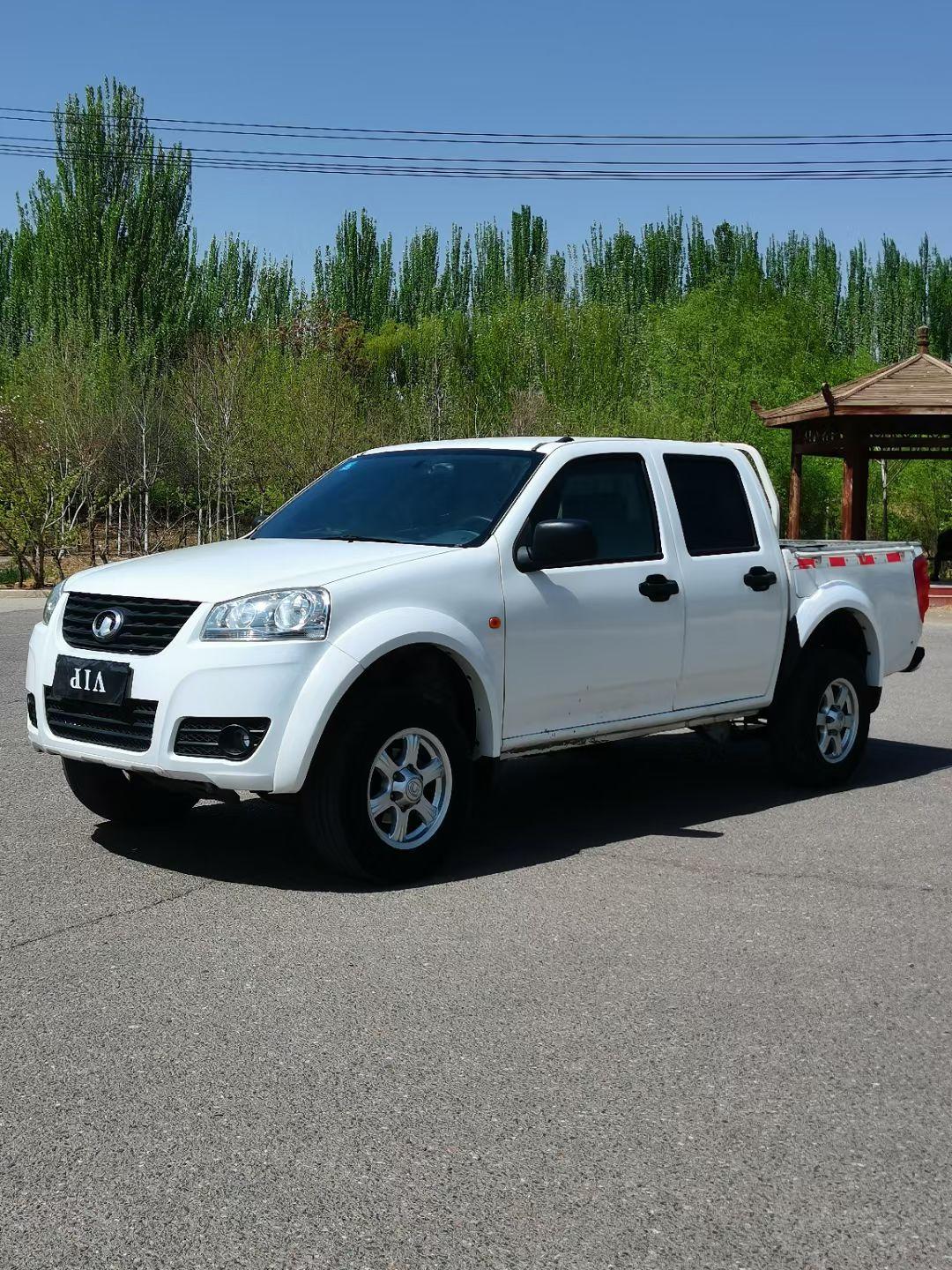 双燃料四驱风骏5 14年长城皮卡,汽油四驱,正规100