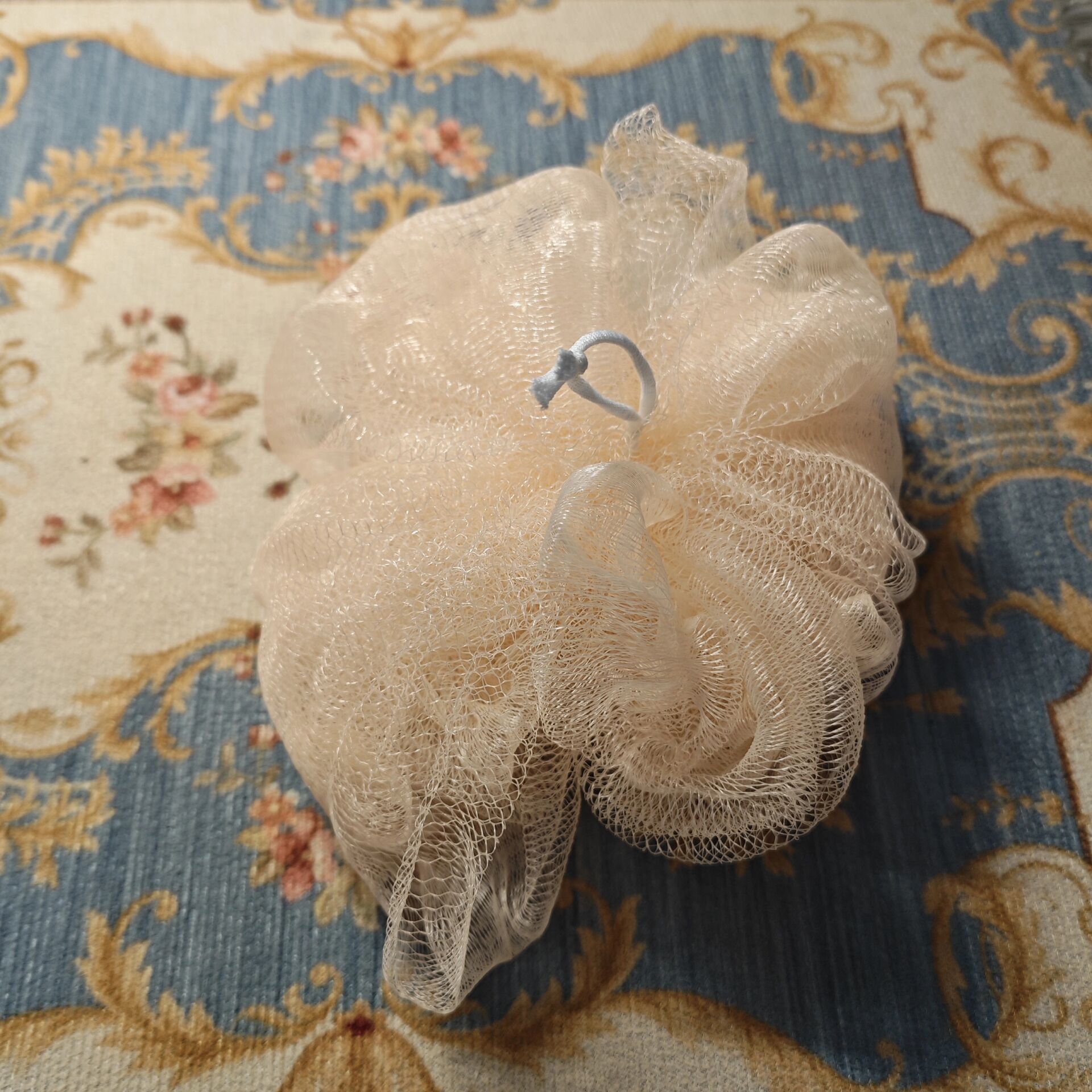 想给全天下浴花散了的人绑浴花 洗澡的时候浴花散了 跟着教程绑好了