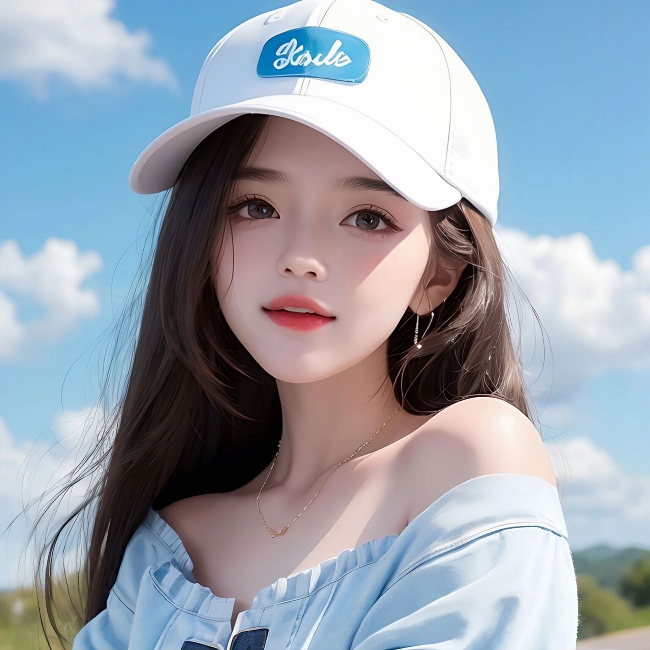 女生头像|棒球帽系列 今天是棒球帽女孩