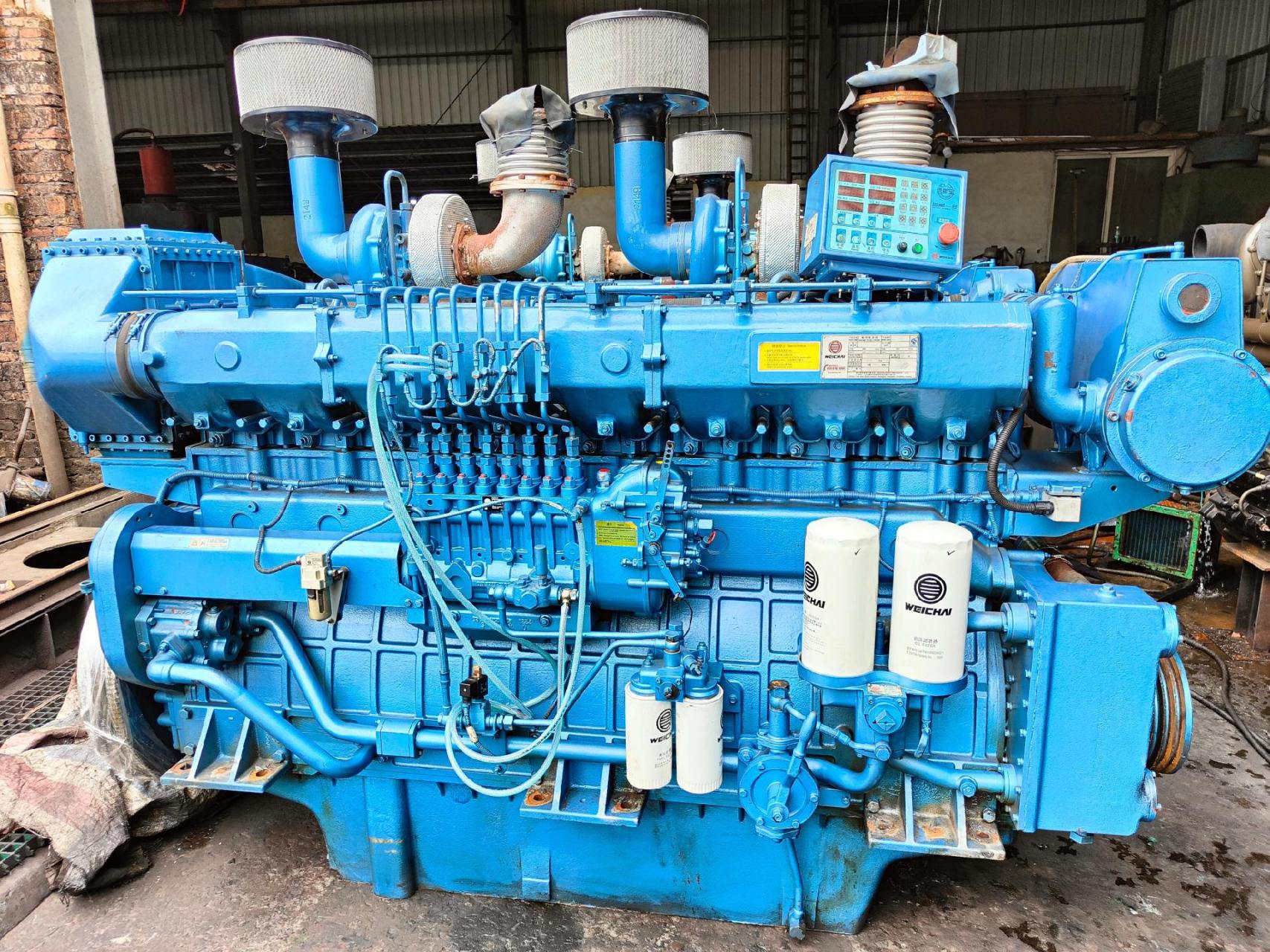 潍柴8170(818匹)新到货两台潍柴8170柴油机,2019年出厂,没动过罗丝九