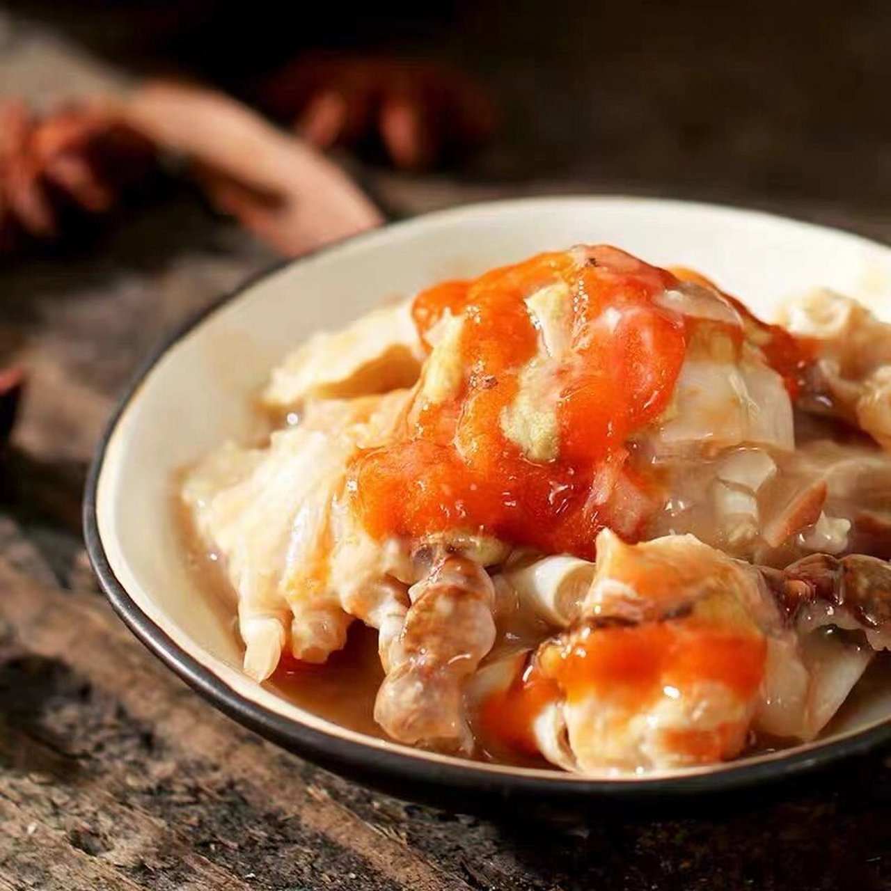 红膏蟹糊 宁波红膏蟹糊太太太爱了 红膏蟹糊 江浙沪特别是沿海一带