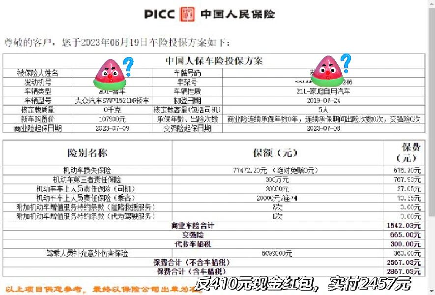 平安 人保 太平洋车险选哪个划算 车子有三四年了,车主我不经常开车