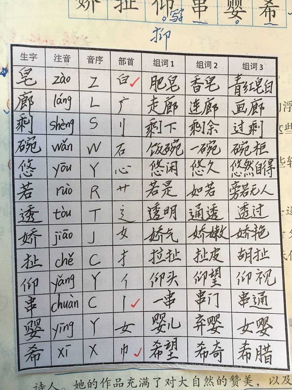 生字预习,生字组词,生字巩固,三下20《肥皂泡
