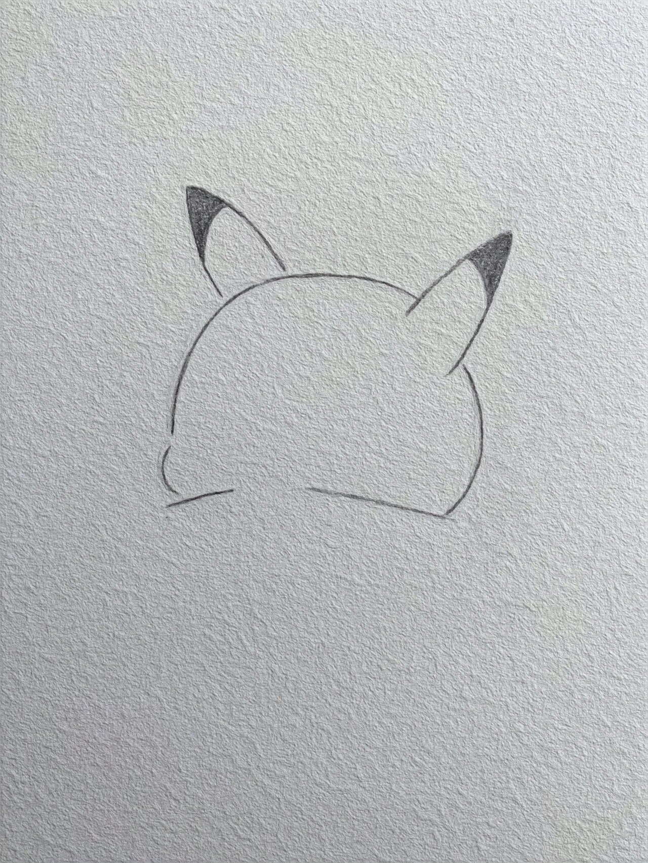 简笔画教程/pika～ 可爱的皮卡丘,临摹自	 第一次开睡神盲盒!