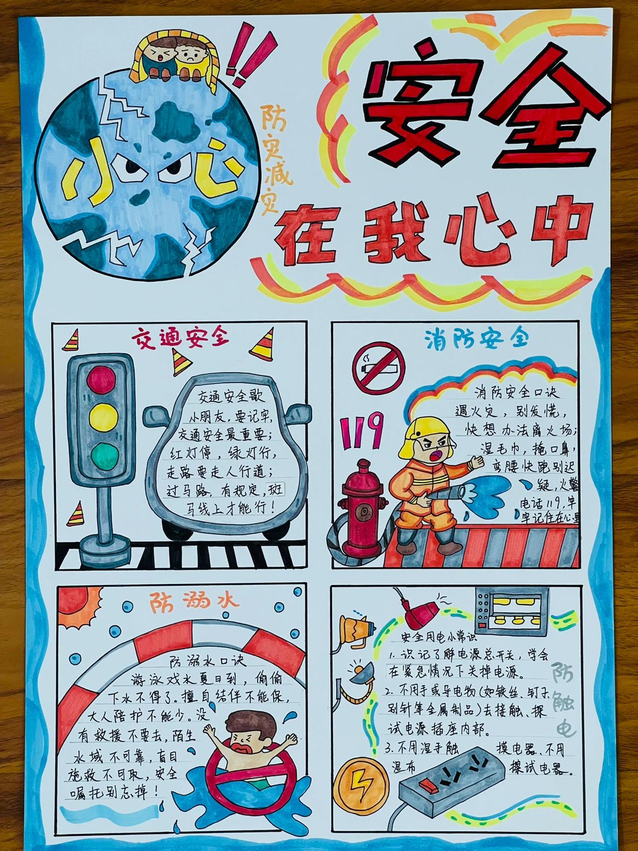 "安全教育"手抄报