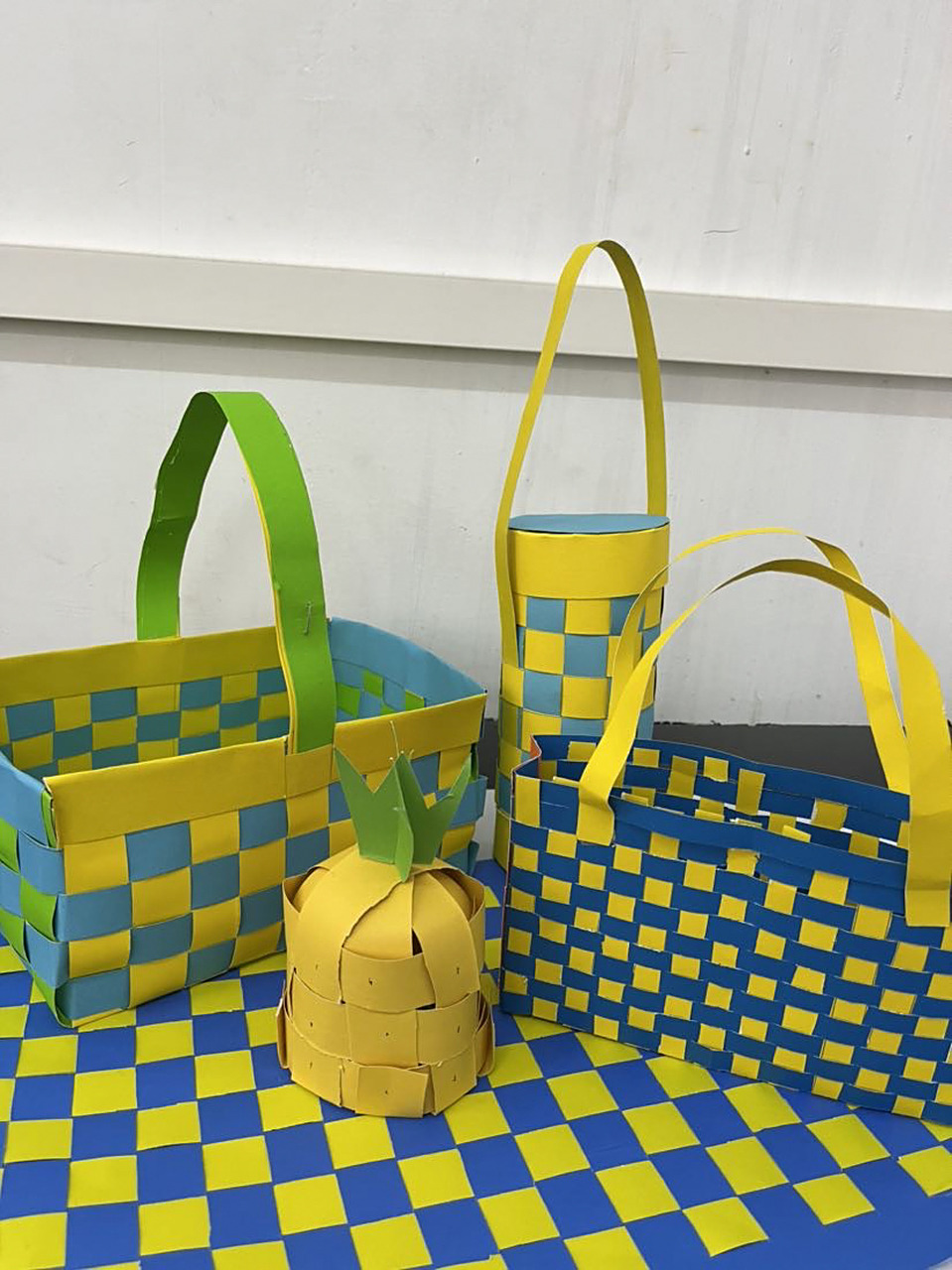 彩色卡纸编织/ 编织乐园/diy 卡纸