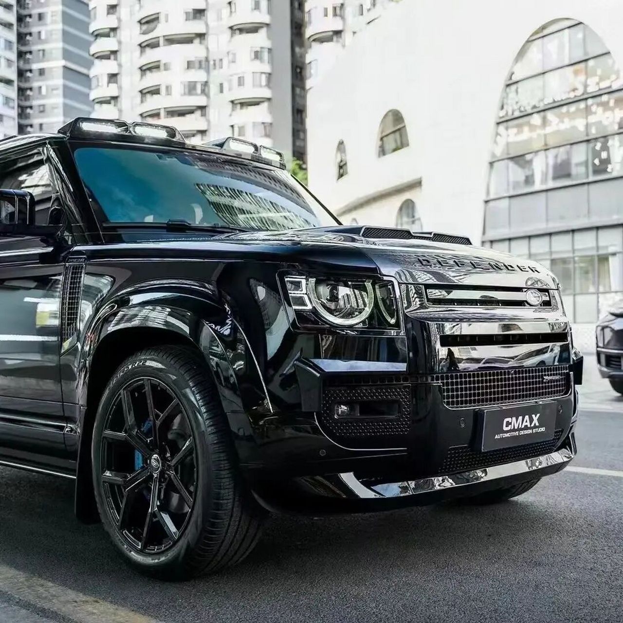 路虎卫士110改装黑武士套件案例欣赏黑化 路虎卫士110改装案例清单.