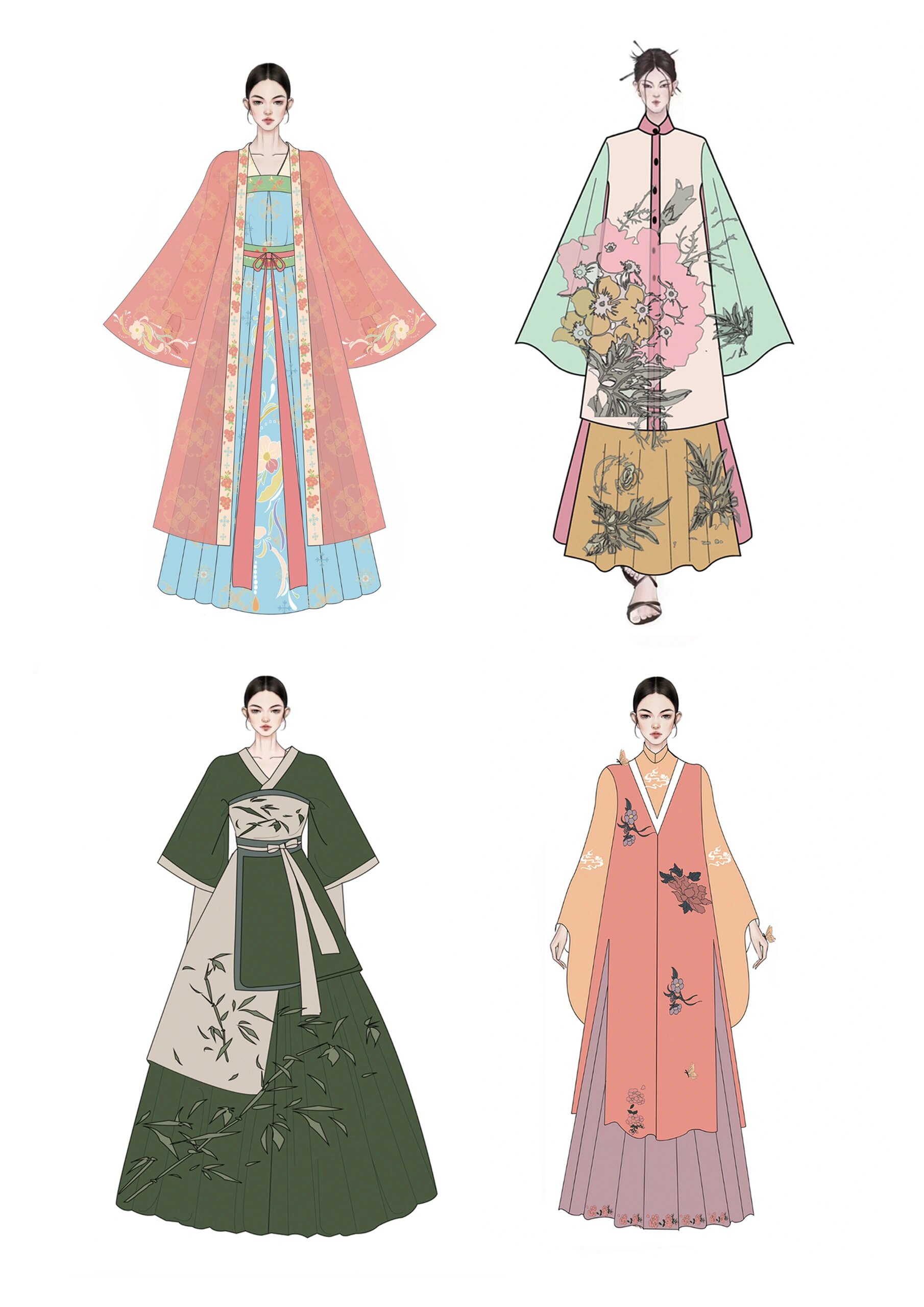 服装设计丨学生作品 汉服元素设计合集