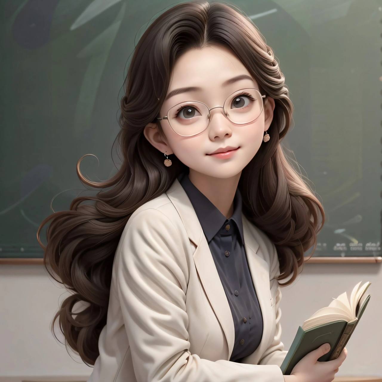 女生头像99996992职业系列之老师(语文老师) 姐妹们觉得怎么